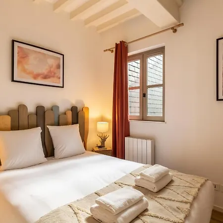 La Vague - Breath Of Freshness In Center Of - Free Parking 550m Apartment Honfleur